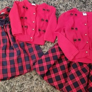 Janie and Jack Christmas 6-12 months and 3 T